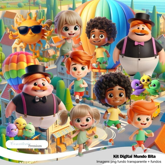 Kit Digital Completo Ia em 3d - Mundo Bita + 1 Brinde