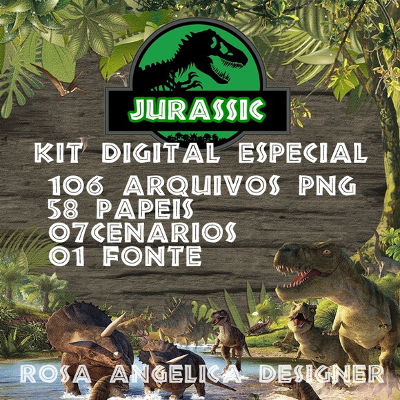 Kit Digital Jurassic - Série Especial