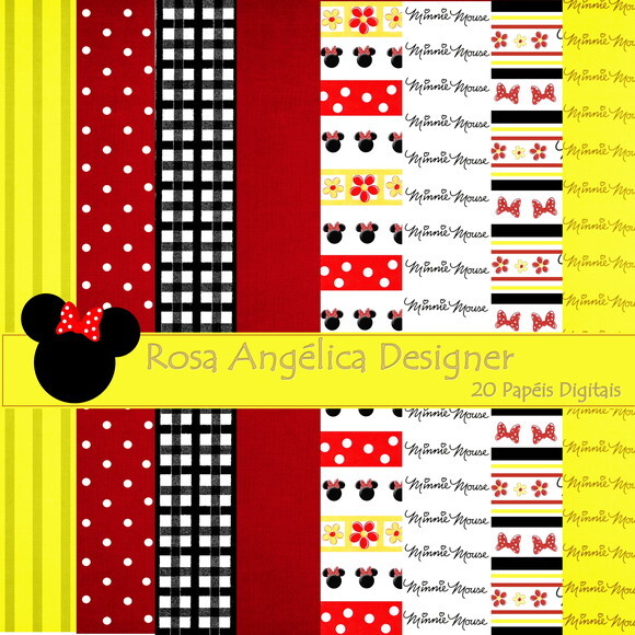 Kit Digital Minnie Mouse