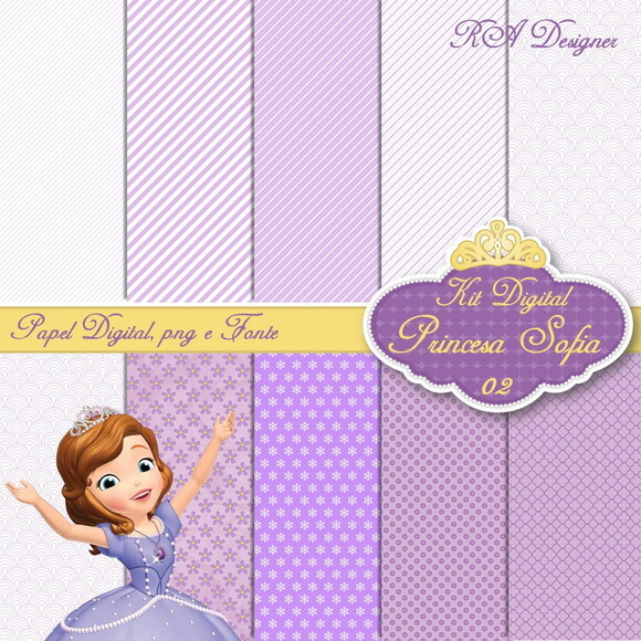 Kit Digital Tema Princesa Sofia 02