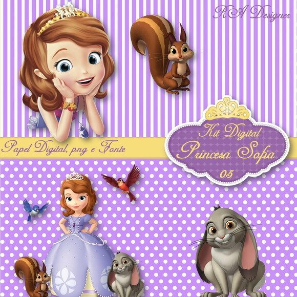 Kit Digital Tema Princesa Sofia 05
