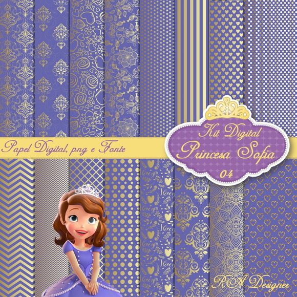 Kit Digital Tema Princesa Sofia 04
