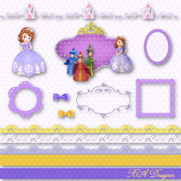 Kit Digital Tema Princesa Sofia 05
