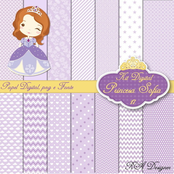 Kit Digital Tema Princesa Sofia 17