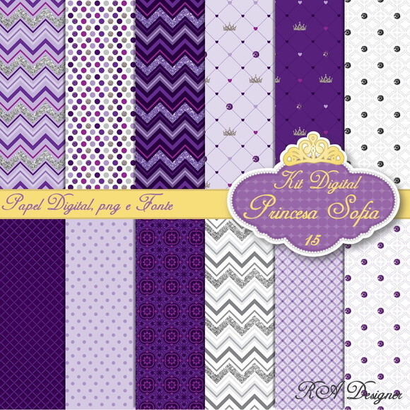Kit Digital Tema Princesa Sofia 15
