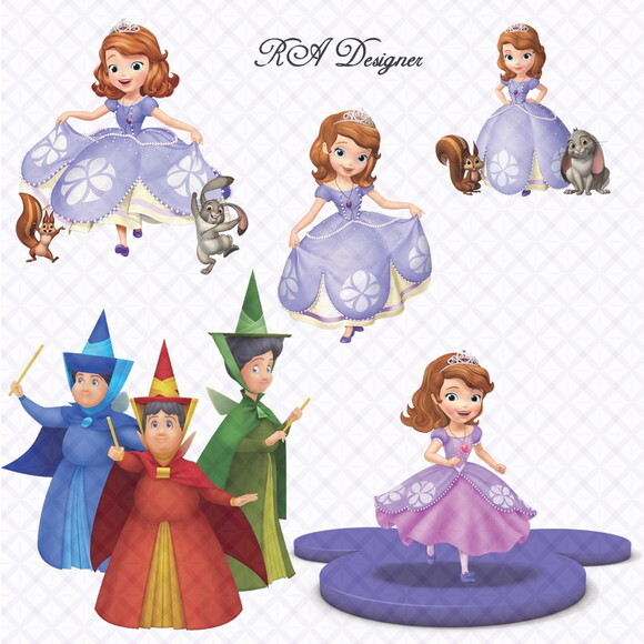 Kit Digital Tema Princesa Sofia 15