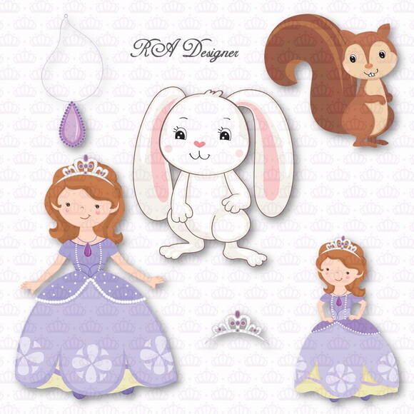 Kit Digital Tema Princesa Sofia 18