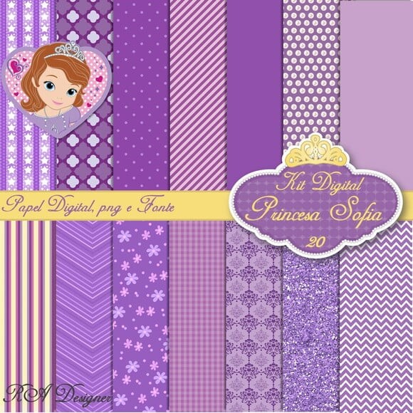 Kit Digital Tema Princesa Sofia 20