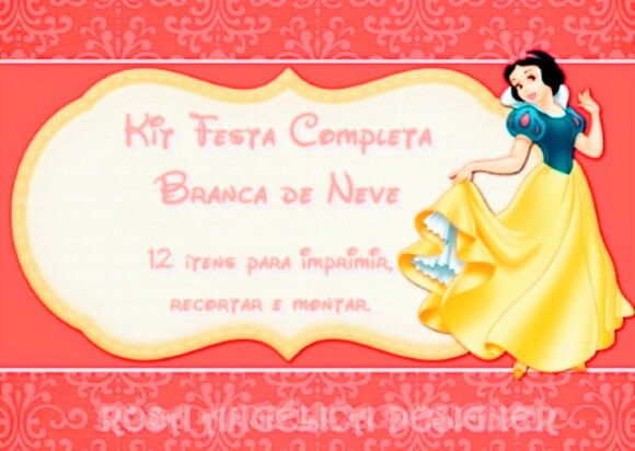 Kit Festa Branca de Neve - Digital