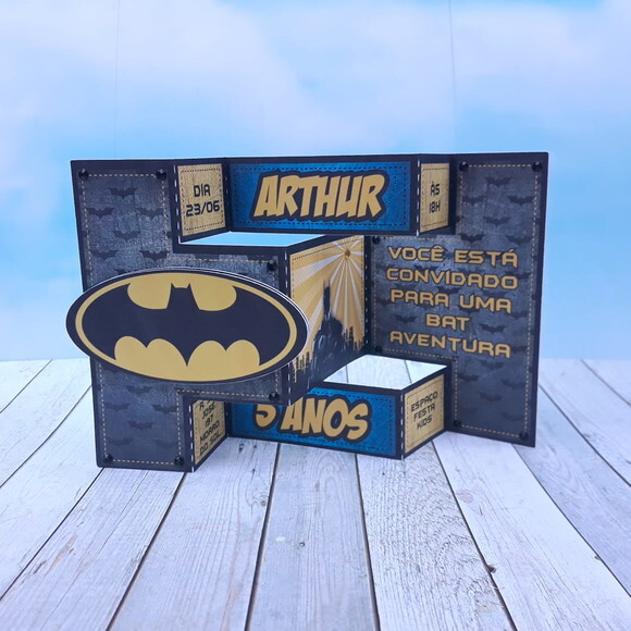 Kit Festa Pronta Batman - Digital