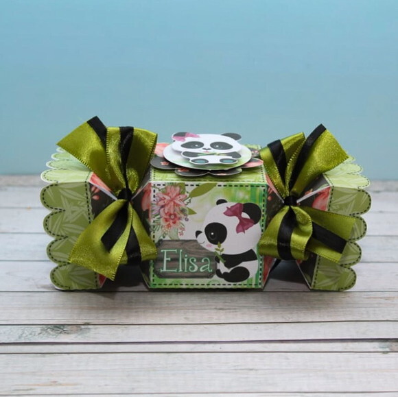 Kit Festa Pronta Urso Panda - Arquivo Digital