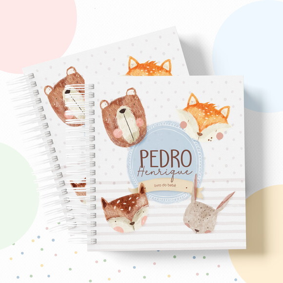 Kit Maternidade Completo Personalizado - Animais Cute