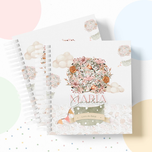 Kit Maternidade Completo Personalizado - Balão Menina