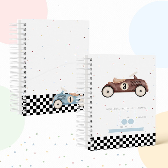 Kit Maternidade Completo Personalizado - Carro