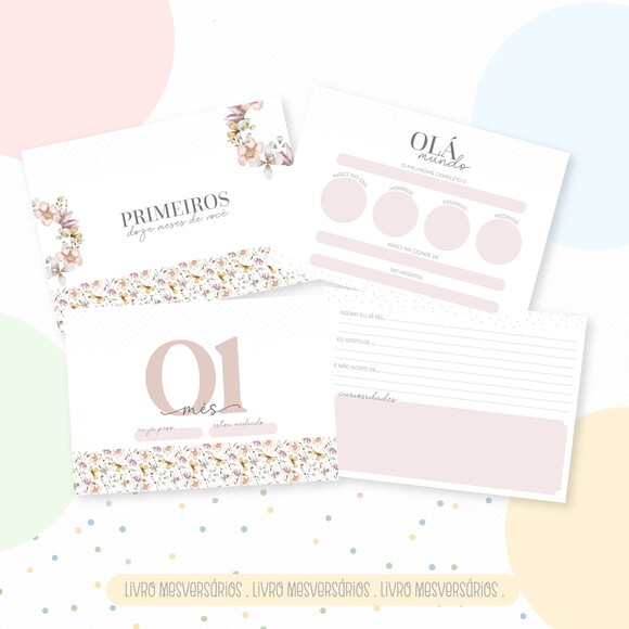 Kit Maternidade Completo Personalizado - Floral Baby