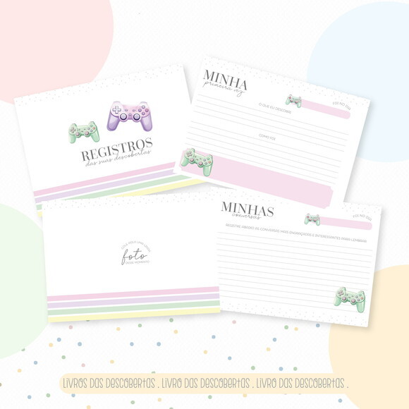 Kit Maternidade Completo Personalizado - Game Menina