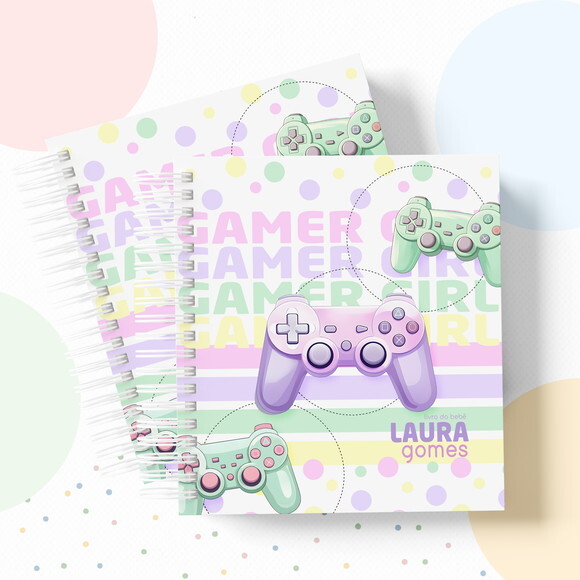 Kit Maternidade Completo Personalizado - Game Menina
