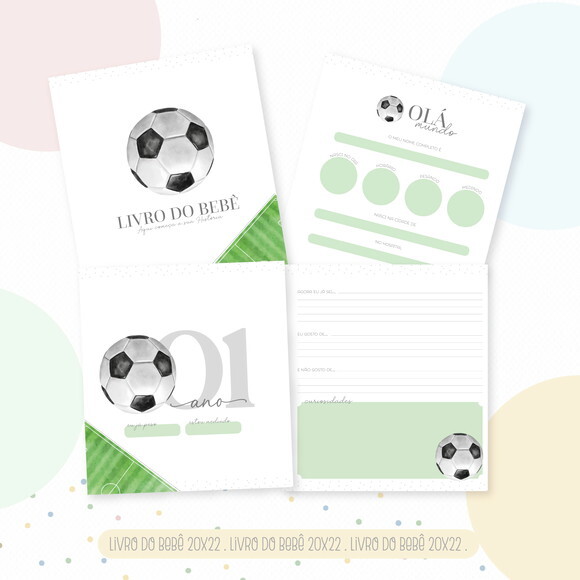 Kit Maternidade Completo Personalizado - Futebol