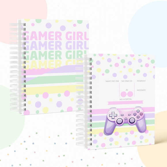 Kit Maternidade Completo Personalizado - Game Menina