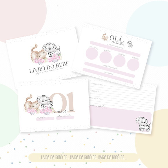 Kit Maternidade Completo Personalizado - Pet Menina