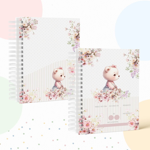 Kit Maternidade Completo Personalizado - Ursinha