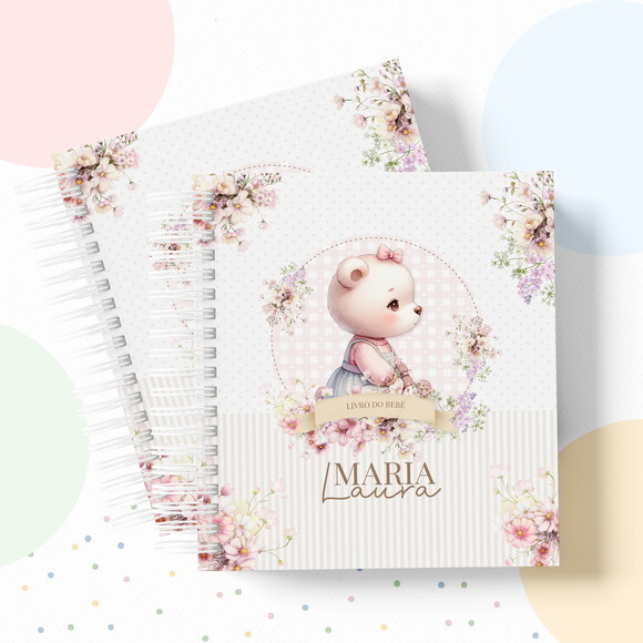 Kit Maternidade Completo Personalizado - Ursinha