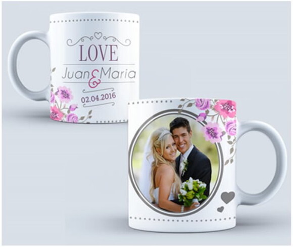 Kit para Sublimação de Canecas - Casamento e Noivado