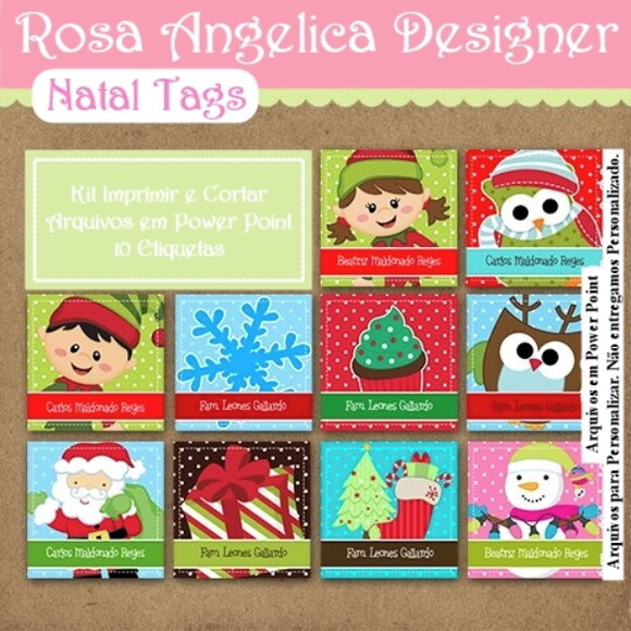 Kit Tag Natal- Kit Digital