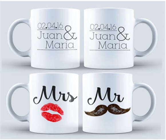 Kit para Sublimação de Canecas - Casamento e Noivado