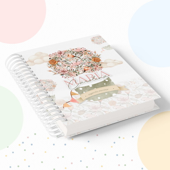 Kit Volta às Aulas Completo com Etiquetas - Balão Menina