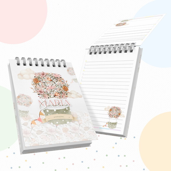 Kit Volta às Aulas Completo com Etiquetas - Balão Menina