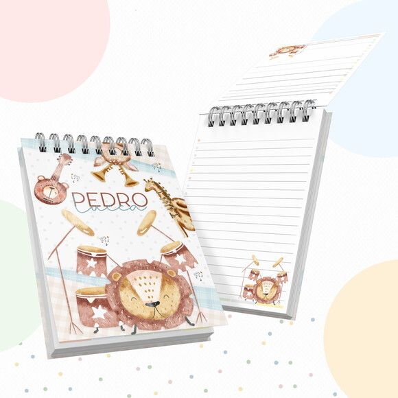 Kit Volta às Aulas Completo com Etiquetas - Banda Animais