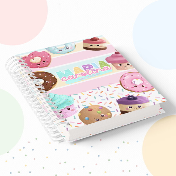 Kit Volta às Aulas Completo com Etiquetas - Candy