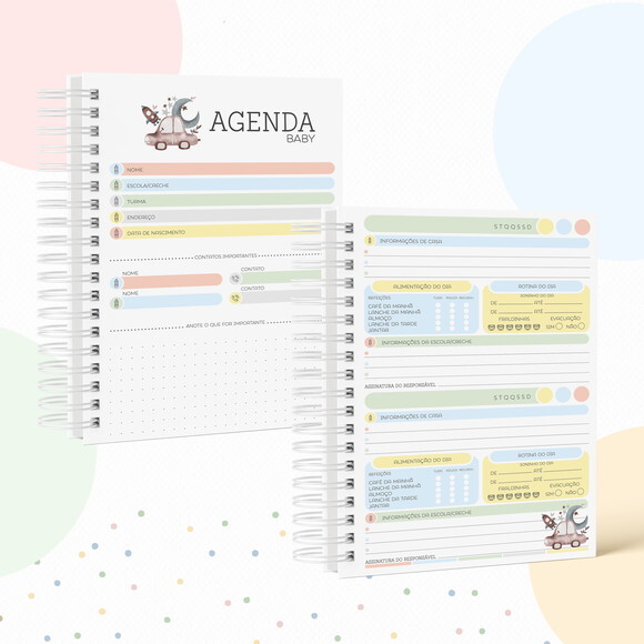 Kit Volta às Aulas Completo com Etiquetas - Carrinho