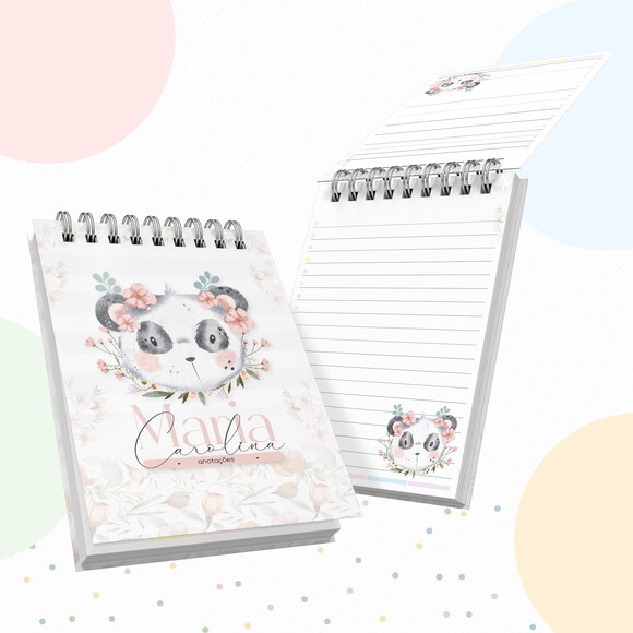 Kit Volta às Aulas Completo com Etiquetas - Panda