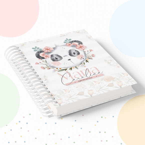Kit Volta às Aulas Completo com Etiquetas - Panda