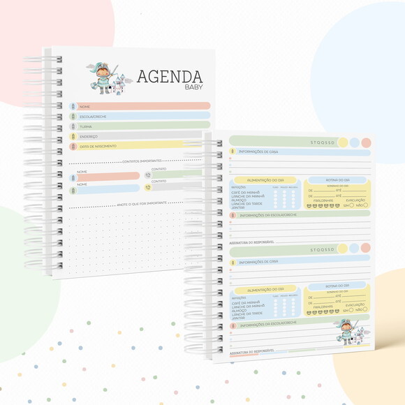 Kit Volta às Aulas Completo com Etiquetas - Reinado Menino