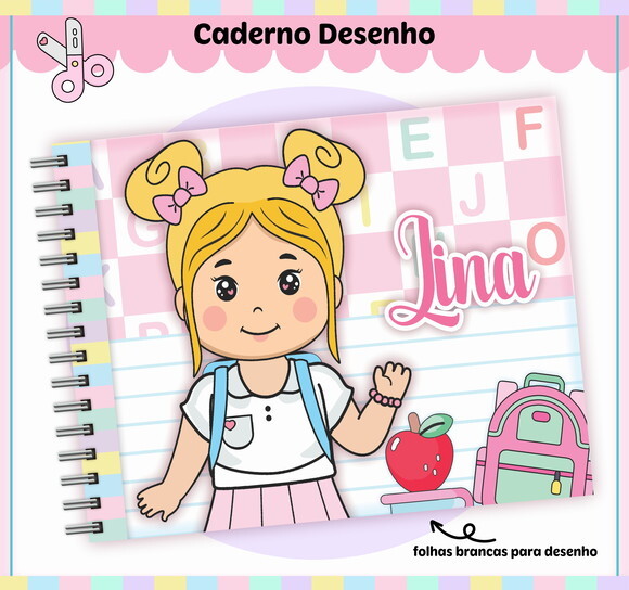 Kit Volta às Aulas Completo Personalizado - Alunas