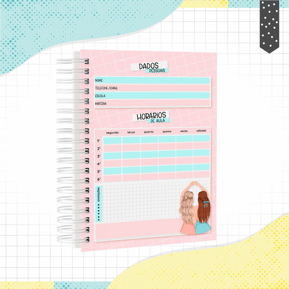 Kit Volta às Aulas Completo PERSONALIZADO - Amizade
