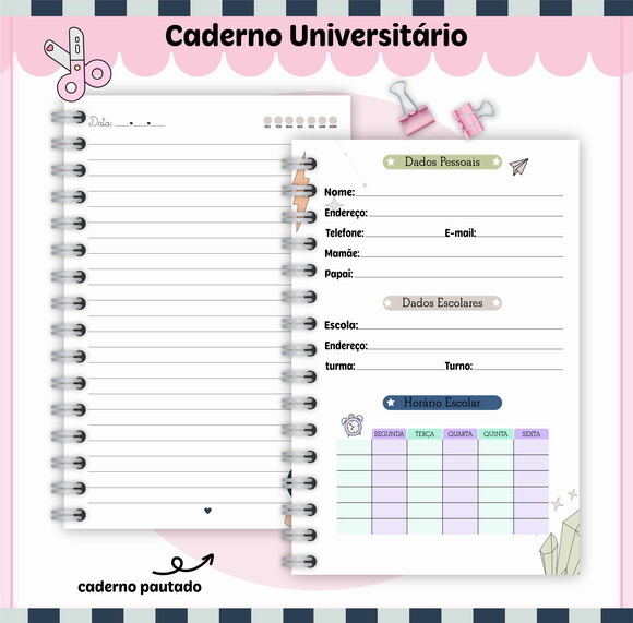 Kit Volta às Aulas Completo Personalizado - Astrologia