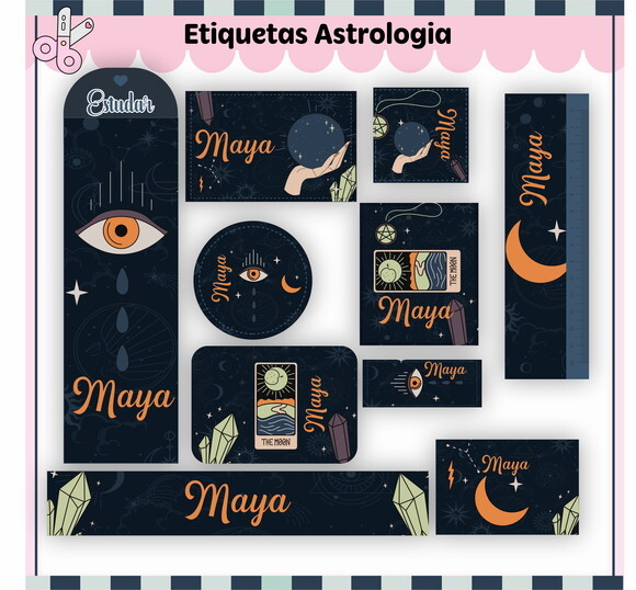 Kit Volta às Aulas Completo Personalizado - Astrologia
