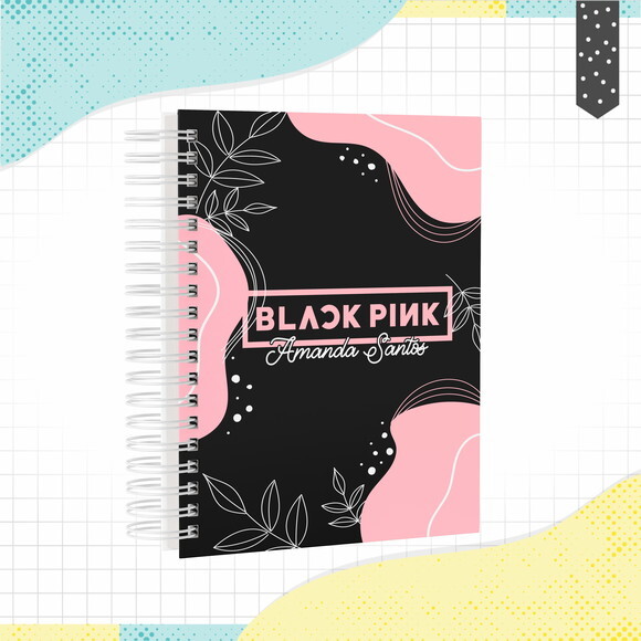 Kit Volta às Aulas Completo PERSONALIZADO - Black Pink