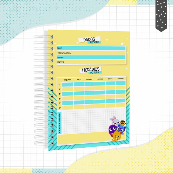 Kit Volta às Aulas Completo PERSONALIZADO - Bolofofos 02