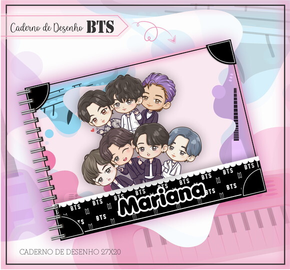 Kit Volta às Aulas Completo PERSONALIZADO - BTS