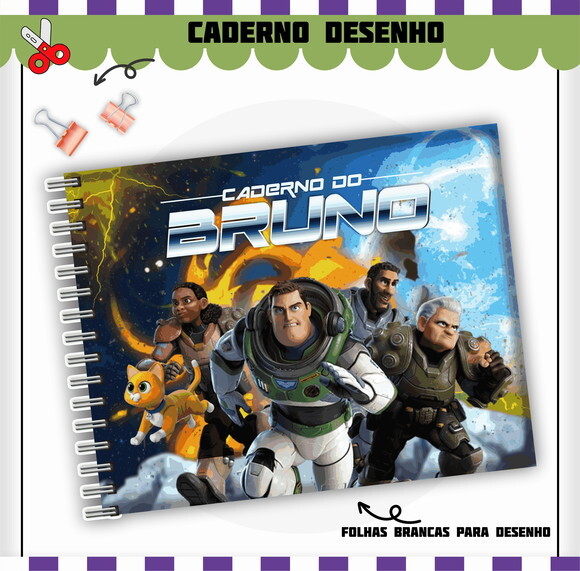 Kit Volta às Aulas Completo Personalizado - Buzz Ligth Year