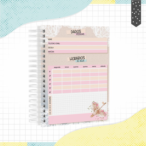 Kit Volta às Aulas Completo PERSONALIZADO - Cisne
