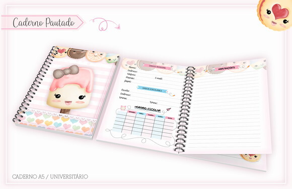 Kit Volta às Aulas Completo PERSONALIZADO - Doces