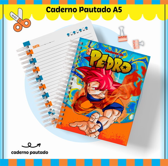 Kit Volta às Aulas Completo Personalizado - Dragon Ball