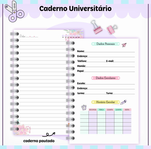 Kit Volta às Aulas Completo Personalizado - Encanto