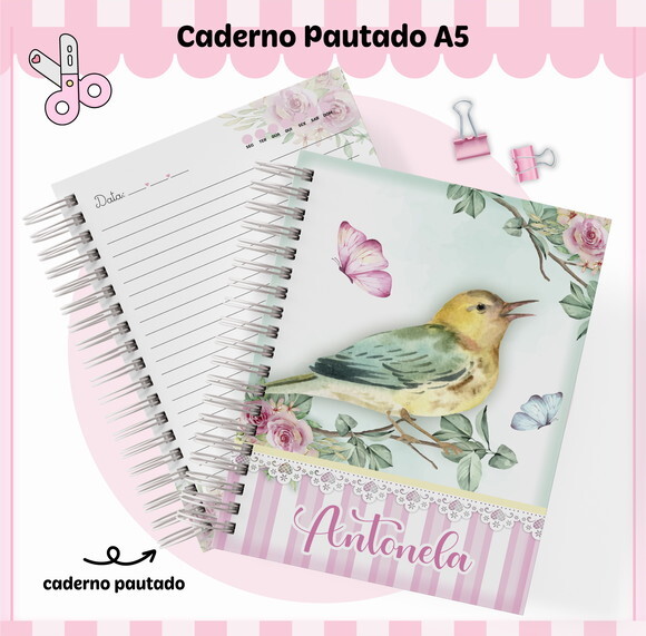 Kit Volta às Aulas Completo Personalizado - Jardim